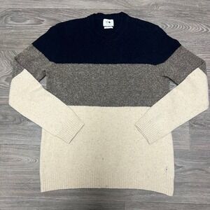 NN07 No Nationality Sweater Ed Block Wool Blend Italian‎ Yarns